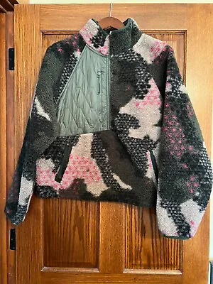 Buy Womens Sherpa Zippered Jacketsize Large New Without Tags • 19.29£