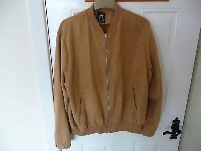 Buy Ladies Faux Suede Bomber Jacket Size 20 • 4.50£