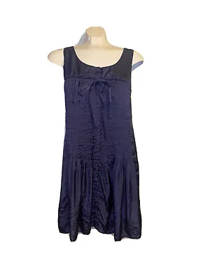 Buy Esley Dress Women’s Small Japanese Japan Lolita Y2k Goth Dress Navy Blue Emo • 21.40£