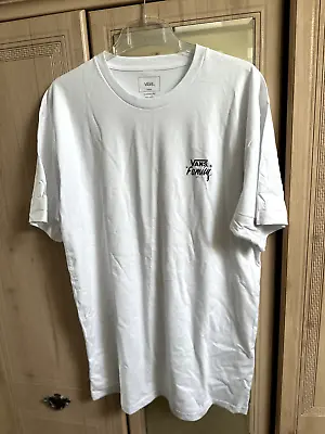 Buy VANS - LIMITED EDITION Vans Family T-Shirt - White - LARGE - NEW W/Tags • 15£