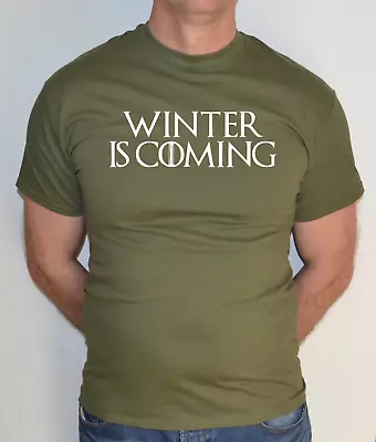 Buy Winter Is Coming ,game Of Thrones, Winter , Fun,t Shirt  • 14.99£