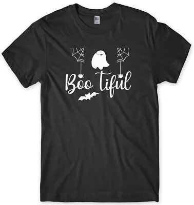 Buy Boo Tiful Halloween Mens Funny Unisex T-Shirt • 11.99£