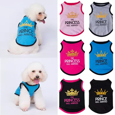 Buy Pet Dog Cat Princess T-shirt Clothes Vest Coat Cotton Puppy Costumes Outfit Gift • 3.83£