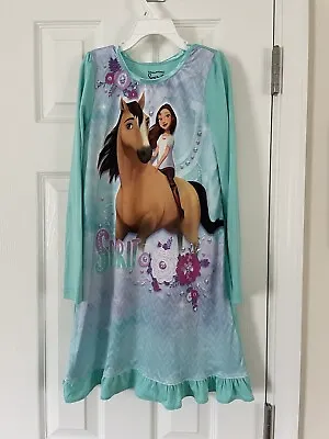 Buy Spirit Riding Free Dreamworks Girls Nightgown Pajamas- Size 10- VGUC • 7.85£