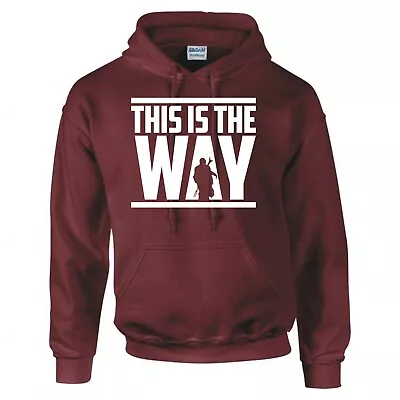 Buy Inspired By The Mandalorian  This Is The Way Outline  Hoodie • 21.99£
