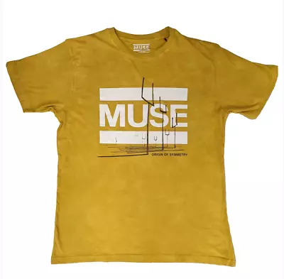 Buy Muse T-Shirt, Muse Origin Of Symmetry Unisex T-Shirt, Yellow Wash Muse Tee • 15.95£