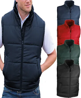 Buy Mens Body Warmer Gillet Jacket Warm Winter Casual Quilted Sleeveless Waistcoat • 11.98£