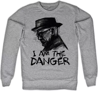 Buy Breaking Bad I Am The Danger Sweatshirt Heather-Grey • 42.24£