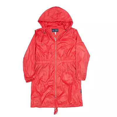 Buy ARMANI JEANS Rain Jacket Red Womens S • 19.99£