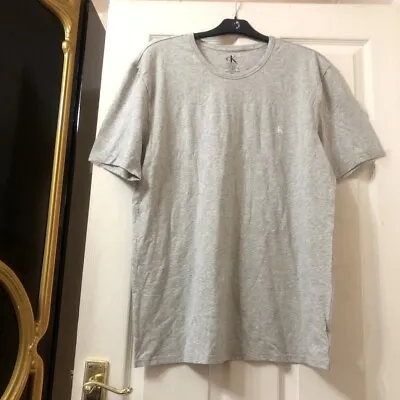 Buy Calvin Klein Men’s Tee Grey T Shirt Size Stretch XL BNWOT (E 52) • 13.99£