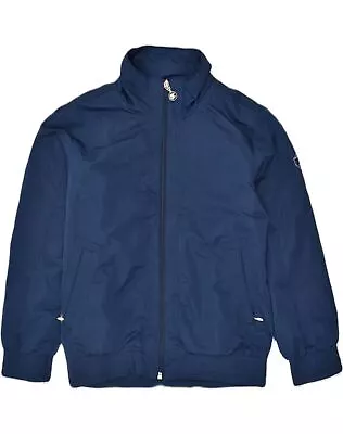 Buy CHAMPION Boys Bomber Jacket 7-8 Years Small Navy Blue Polyester PC09 • 10.32£