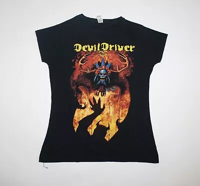 Buy DevilDriver Shirt European Tour 2010 Groove Metal Band Women's Tee Medium • 63.22£