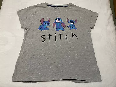 Buy Primark, Official Disney, Stitch Faces, Tshirt, Womens, Size 14 • 5£