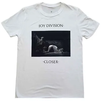 Buy Officially Licensed Joy Division Closer Mens White T Shirt Joy Division Tee • 13.50£
