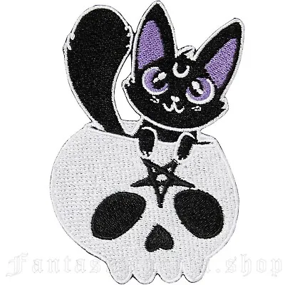 Buy Killstar Hide N Seek Punk Goth Cat Kitten Skull Pentagram Cute Patch KSRA003691 • 10.09£