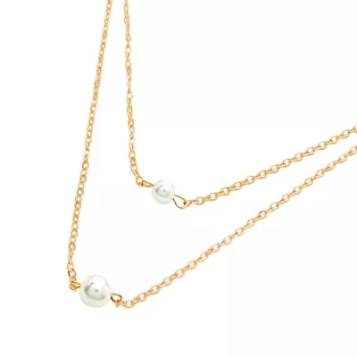 Buy  Alloy Pearl Necklace Miss Choker Necklaces For Women Women’s Jewelry • 6.10£