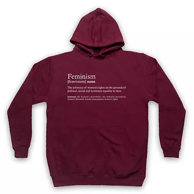 Buy Feminism Dictionary Definition Womens Rights Feminist Unisex Adults Hoodie • 27.99£