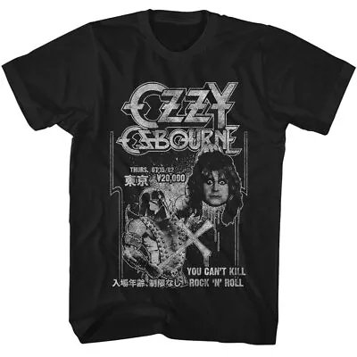 Buy Ozzy Osbourne You Can't Kill Rock N Roll 82 Men's T Shirt Metal Band Music Merch • 41.71£