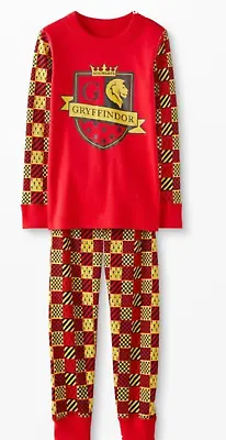 Buy NWT HANNA ANDERSSON  Harry Potter Gryffindor House Organic Pajamas, Size 110 (5) • 35.52£