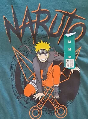 Buy Naruto Official Men's Medium T-shirt Green. Anime Manga Brand New With Tags. • 12.99£