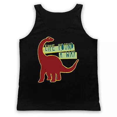 Buy Jurassic Park Life Found A Way Unofficial Apatosaurus Adults Vest Tank Top • 18.99£