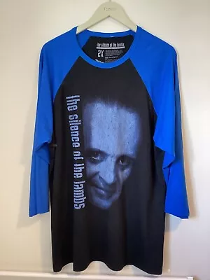 Buy The Silence Of The Lambs 3/4 Sleeve T-Shirt Size 2XL Hannibal Movies Horror • 24.99£