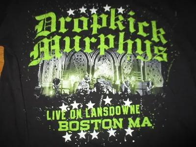 Buy DROPKICK MURPHYS  LIVE On LANSDOWNE - Boston MA  (MED) T-Shirt ST PATRICK'S DAY • 14.21£