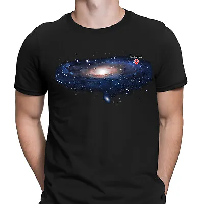 Buy You Are Here Space Map Novelty Mens T-Shirts Tee Top #6ED • 9.99£