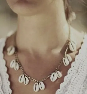Buy Ocean Shell Necklace Jewellery Gift Idea Beach Starfish Sea Mermaid UK • 4.99£