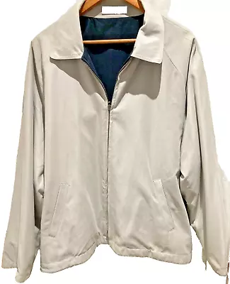 Buy Aldon Mens Reversible Jacket Size. XL   Beige And Navy • 9.99£