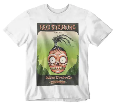 Buy Beetlejuice T-Shirt Head Shrinking Powder Tee Movie Retro Witch Doctor 80s 90s  • 5.99£