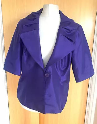 Buy Roman Ladies Jacket 20 Purple Cover Up Party Evening Going Out  Cocktail Cruise • 16.99£