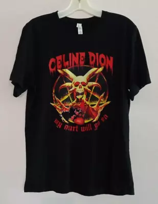Buy CELINE DION My Heart Will Go On T-Shirt Heavy Metal - Size Large - Double Stitch • 4.74£