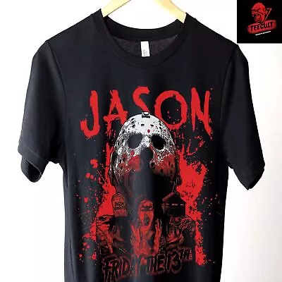 Buy Jason Voorhees  Friday The 13th  Horror Movie | Unisex Cotton T-Shirt S-3XL 🎃 • 26.28£
