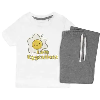 Buy 'I Am Eggcellent' Kids Nightwear / Pyjama Set (KP028288) • 14.99£
