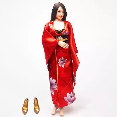 Buy 1:6 Scale Japanese Kimono Suit Doll Model Accessory Female Clothes Doll Clothes • 18.79£