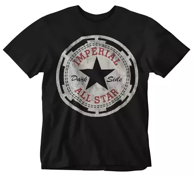 Buy Dark Side T-Shirt All Stars Imperial Death Star Darth Vader Republic Jedi Retro • 9.99£