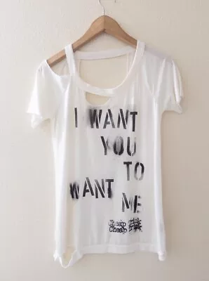 Buy Cheap Trick  I Want You To Want Me  Boxy T-shirt By Chaser  80's Rock Band Tee • 24.13£