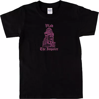 Buy Vlad The Impaler T-Shirt - Dracula, Retro Gothic Horror, Various Colours • 19.99£