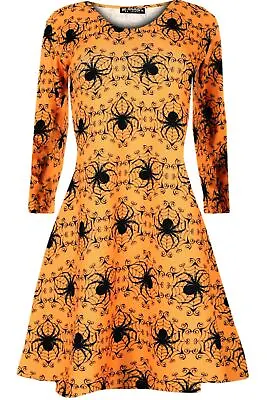 Buy Ladies Women Halloween Costume Fancy Vampire Horror Blood Smock Swing Mini Dress • 6.99£