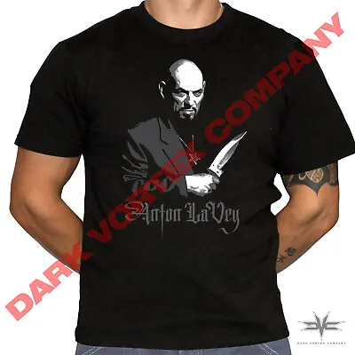 Buy Anton LaVey T-Shirt - Illustration Of Famous Occult Leader - 100% Cotton T-Shirt • 25.56£