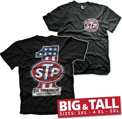 Buy STP American No. 1 Big & Tall T-Shirt Black • 22.68£