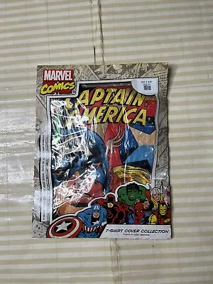 Buy Marvel Comics Cover Collection Mens T-Shirt Size XL Captain America • 9.90£