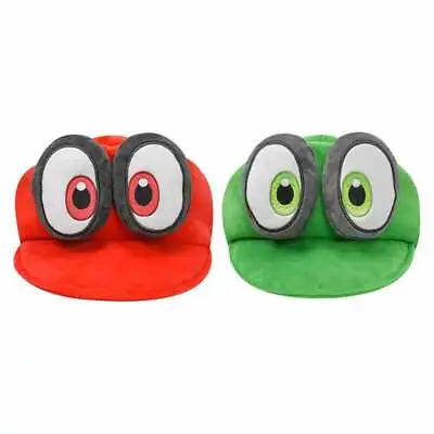 Buy Super Mario Odyssey Cappy Mario Luigi Bros Plush Cap Hats Mens Cosplay Gift UK • 10.39£