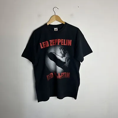 Buy Vintage Led Zeppelin T-shirt Men's XL Fruit Of The Loom 2001 Black Heavyweight • 49.95£