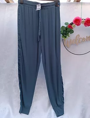 Buy New Next Size 12 Dark Grey Charcoal Women Make The Time To Dream Pyjama Bottoms  • 11.99£