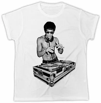 Buy Dj Bruce Lee T-shirt Tony Stark Poster Unisex Cool Funny Tee Retro Classic Gift • 4.99£