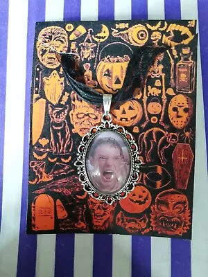 Buy Stu Scream Ghostface Inspired Cameo Necklace Fashion Horror Jewellery Goth... • 5£