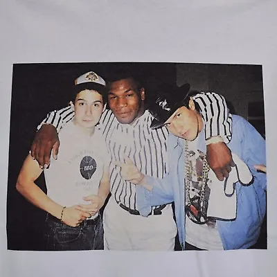 Buy Tyson Beastie Boys Boxing Hip Hop Mike Tyson White Tee T-shirt By Actual Fact • 19.99£