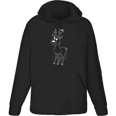 Buy 'Christmas Reindeer' Adult Hoodie / Hooded Sweater (HO036072) • 24.99£